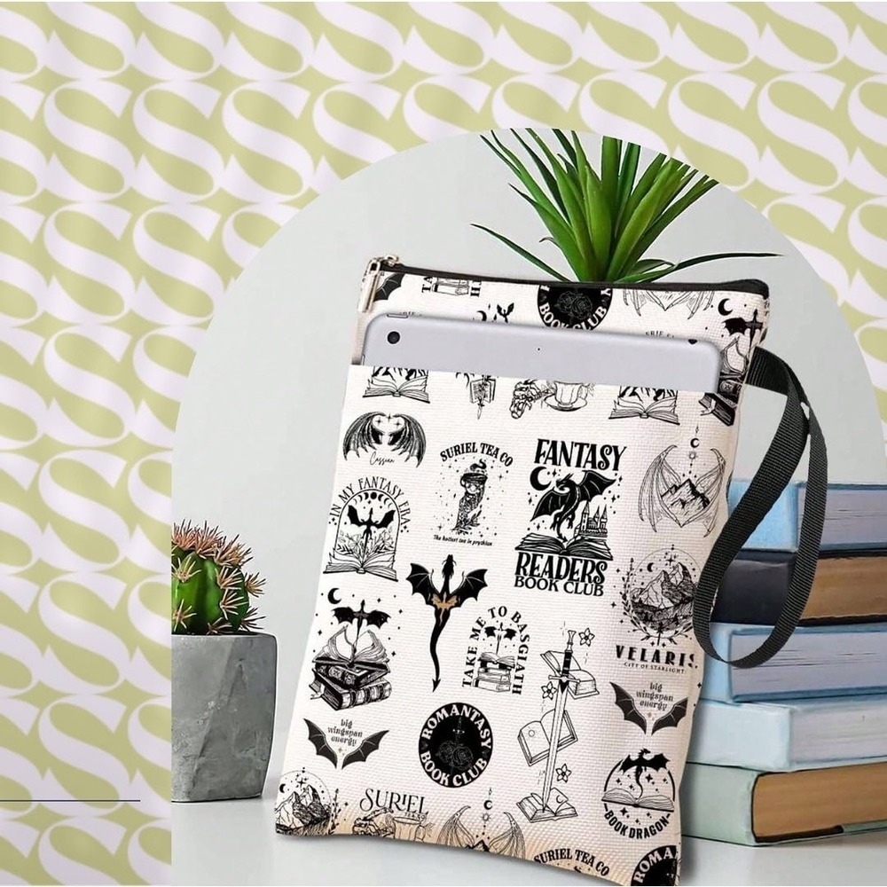 Book Protector with Zipper, Book Fantasy cover